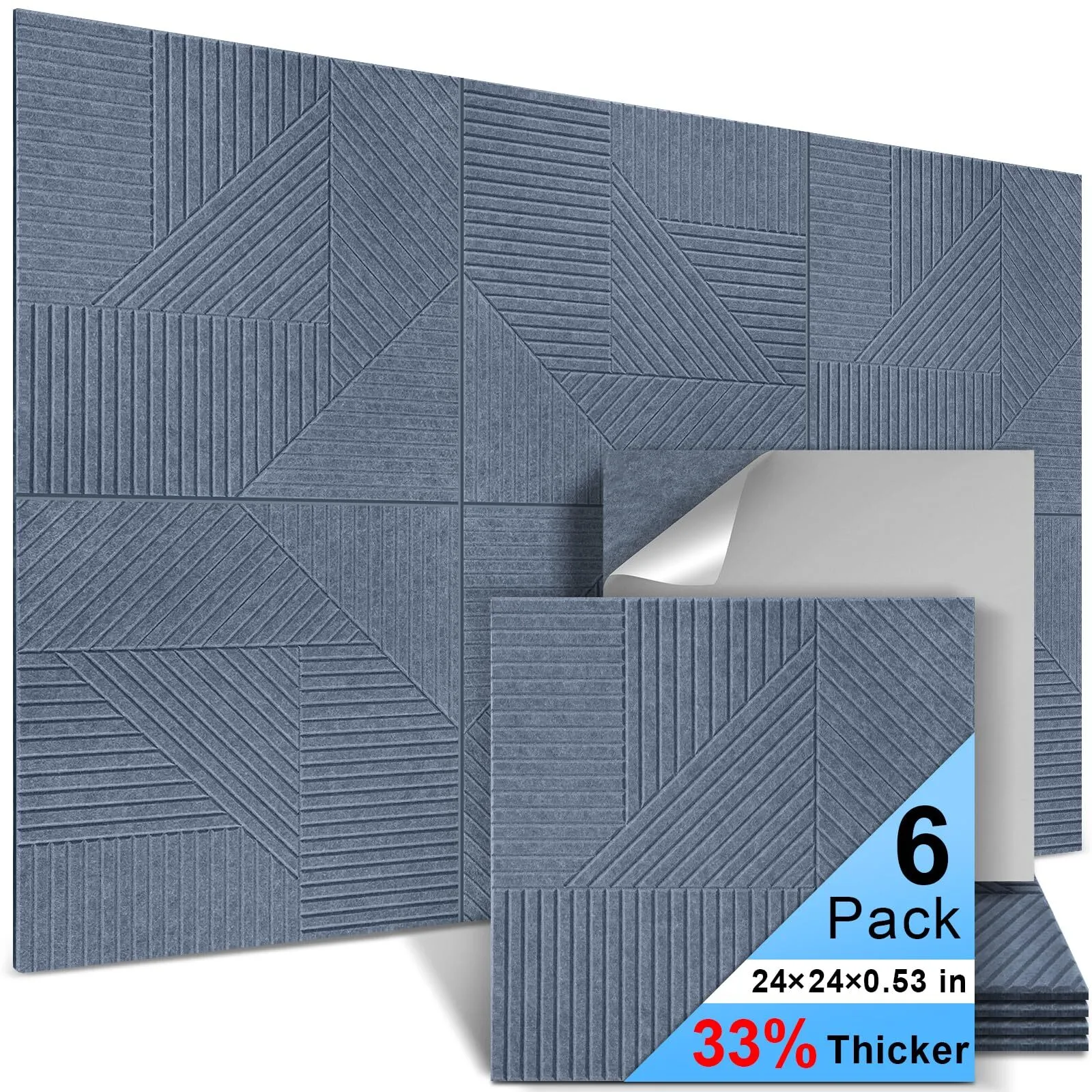 Polyester fiber slotting acoustic panel 1