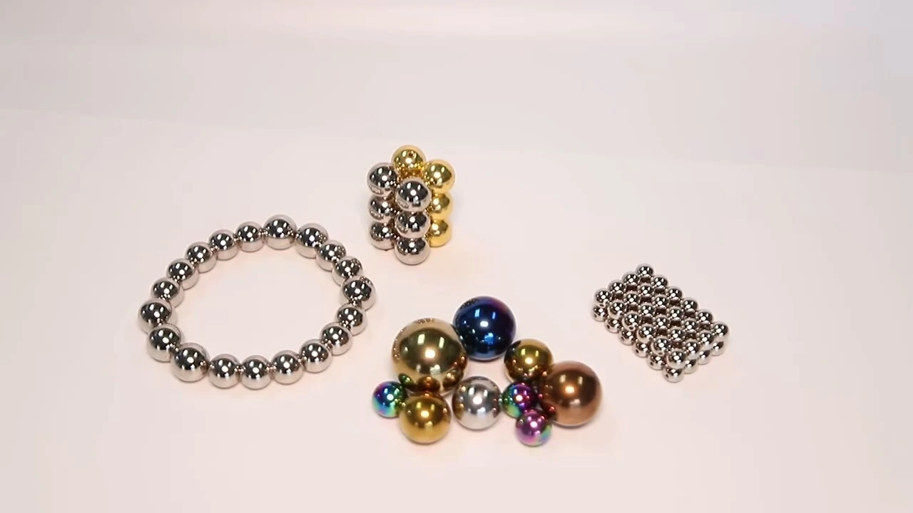 colorful neodymium magnetic balls for industrial and decorative use