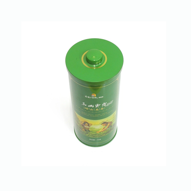 Персонализированная круглая пустая банка для чая под собственной торговой маркой — упаковка для чая B2B 1