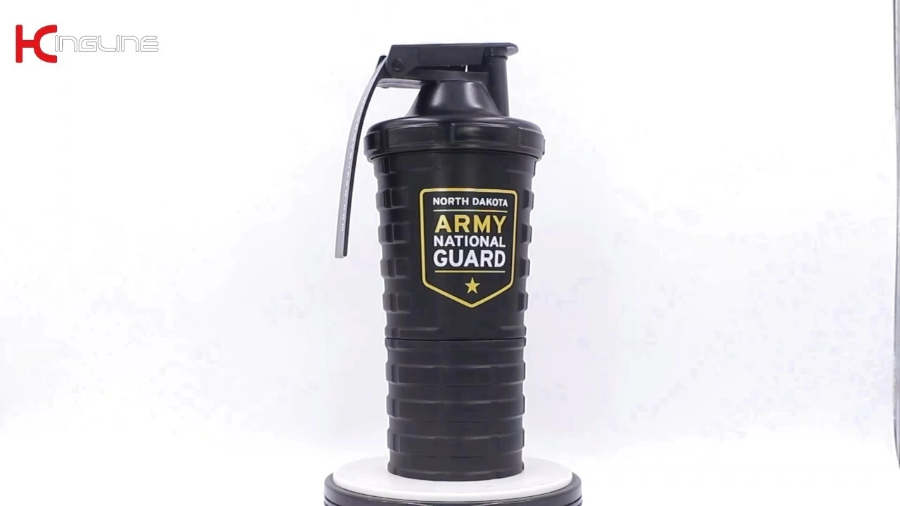 Бутылка-шейкер Kingline 22 унции/600 мл, новый дизайн, специальная бутылка для воды для спорта 1