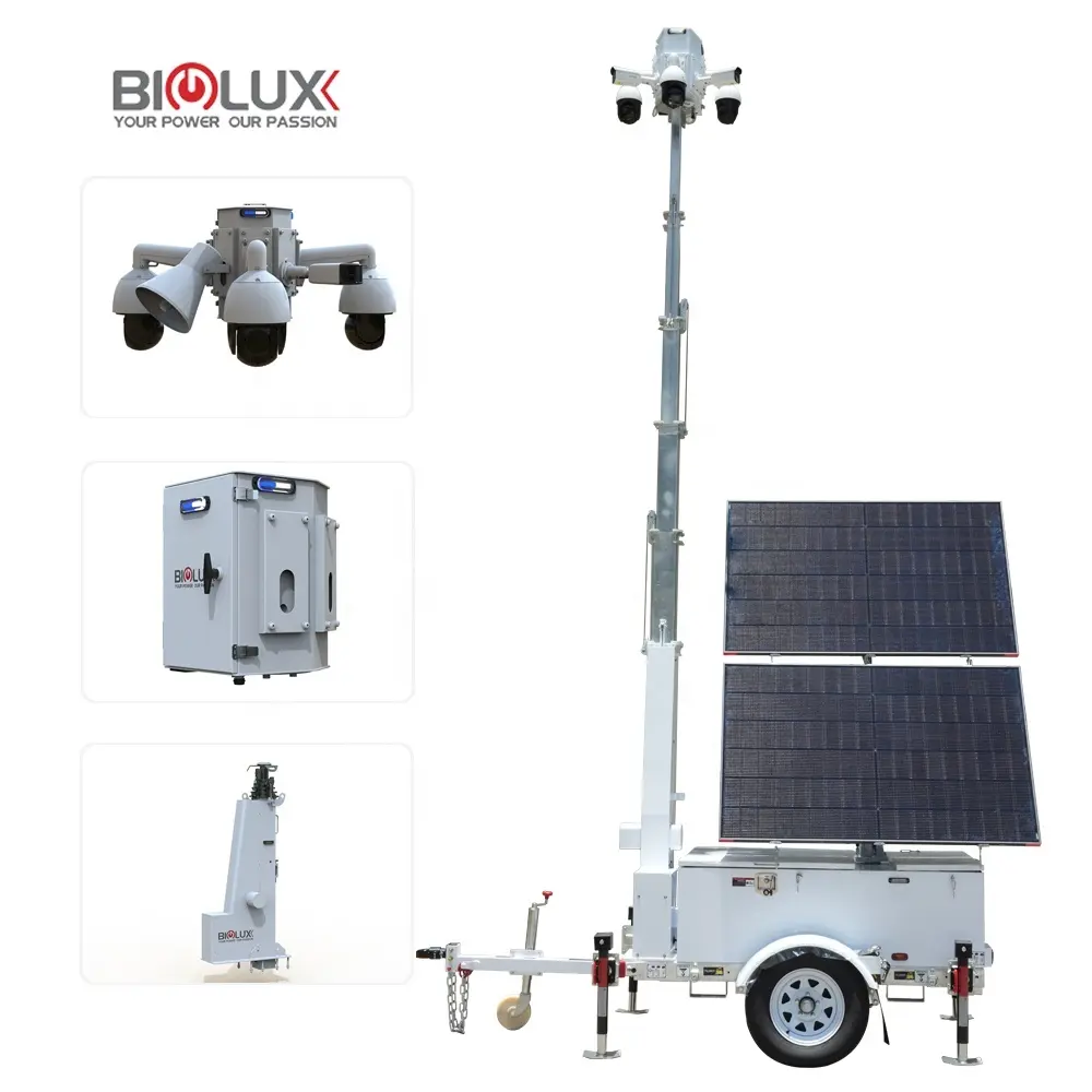 Portable Solar Generator Trailer by BIGLUX 3