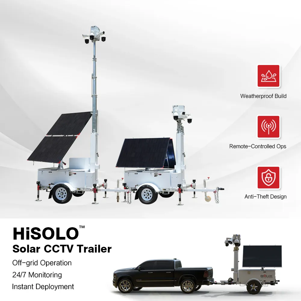 PRODUCTS Solar Cctv Trailer for Outdoor Parking Lot with Custom Services 2