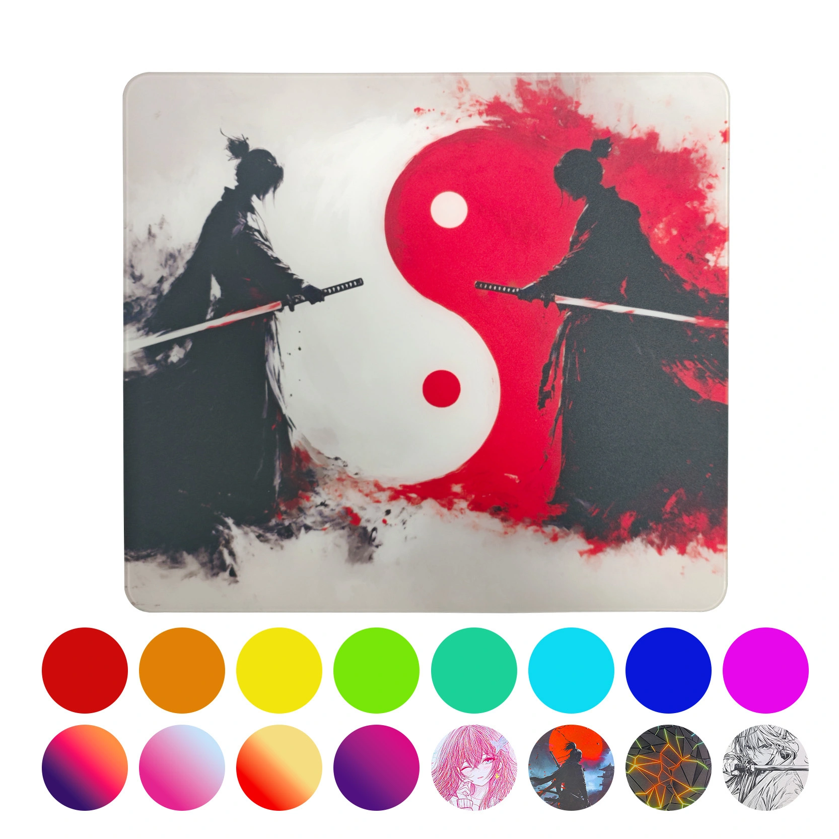 Glass Gaming Mousepad with Silicone Base - Ultimate Speed & Precision 1