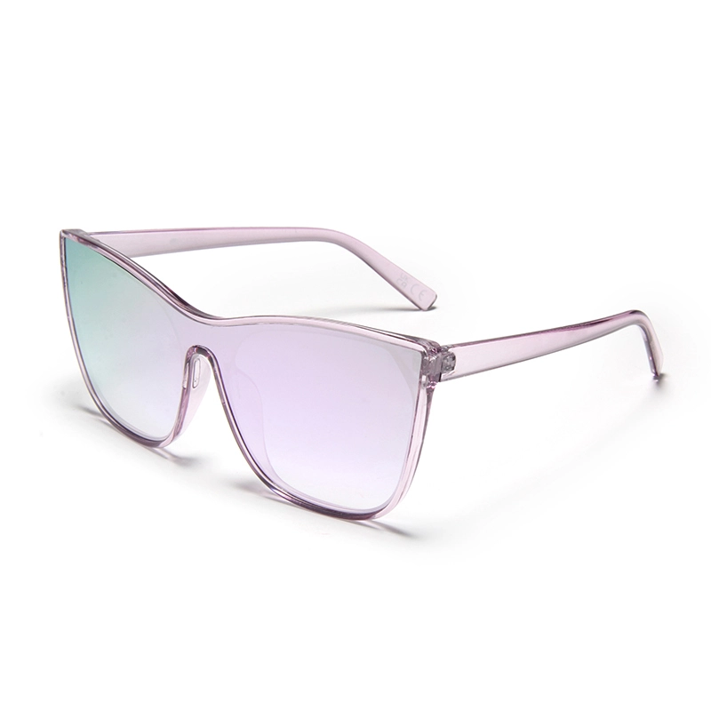 Солнцезащитные очки &quot;кошачий глаз&quot; S14192 с зеркальными линзами - цветная оправа, защита UV400 для модных женских солнцезащитных очков от производителей оптом 1