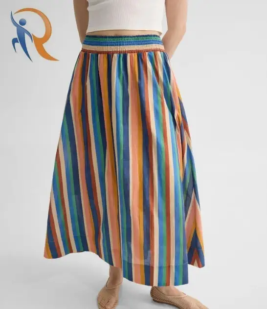 BRONTE STRIPPED SKIRT 1