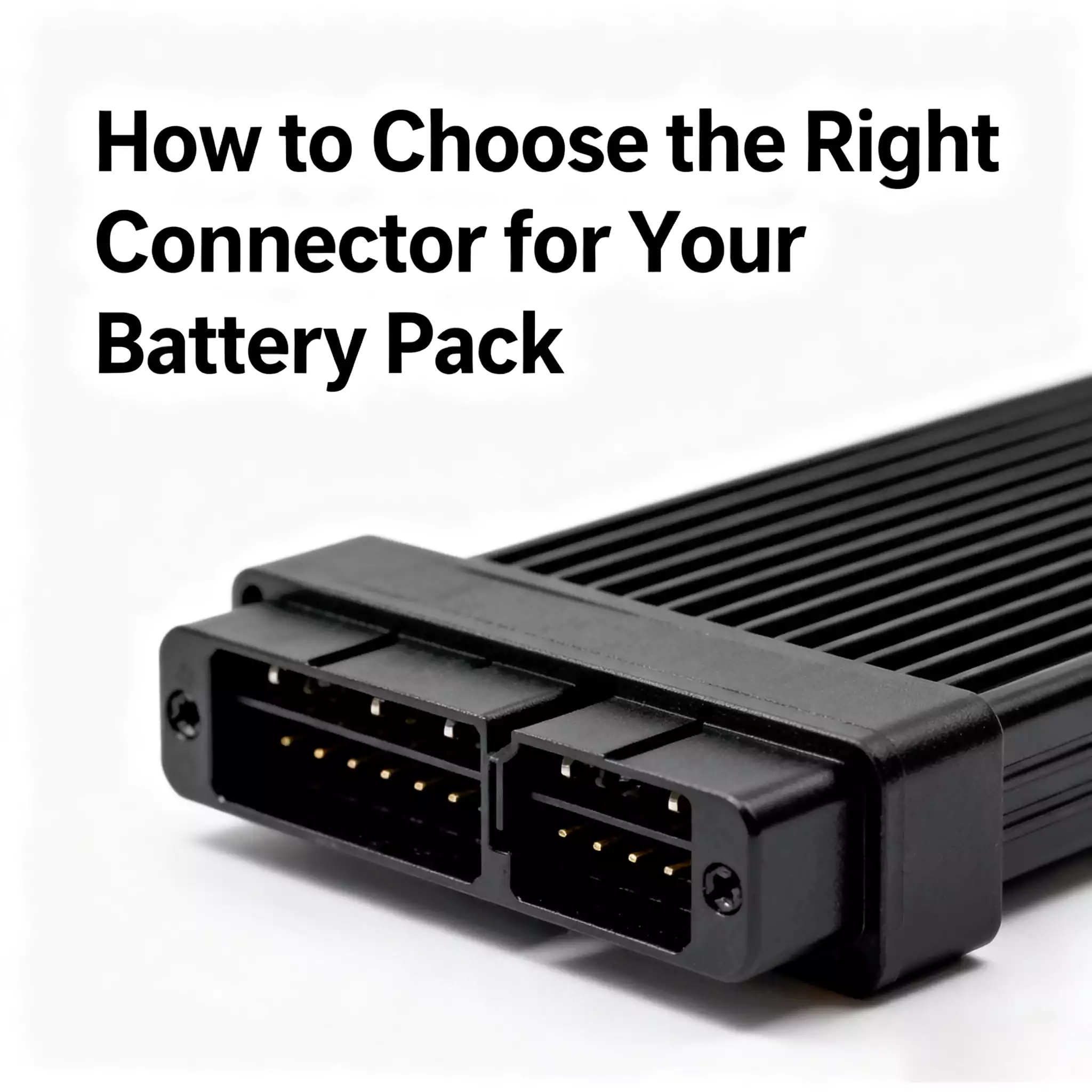 How to Choose the Right Connector for Your Battery Pack | Huawen New ...