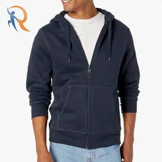 Essentials Men's Full-Zip Fleece Hoodie 1