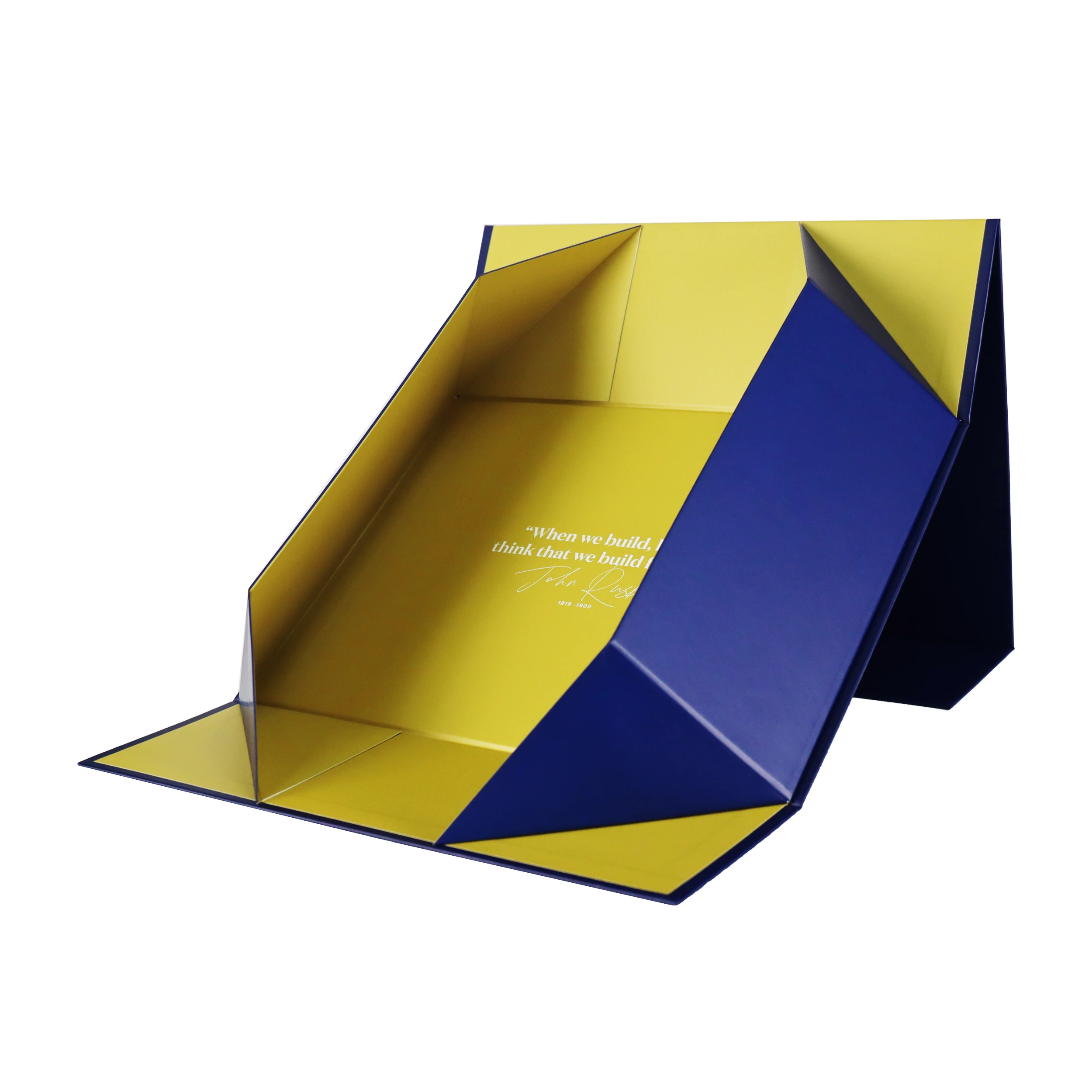 Farbig bedruckte Geschenkbox – matte Oberfläche mit Magnetverschluss für luxuriöse Geschenke – Packshion-Verpackung 1