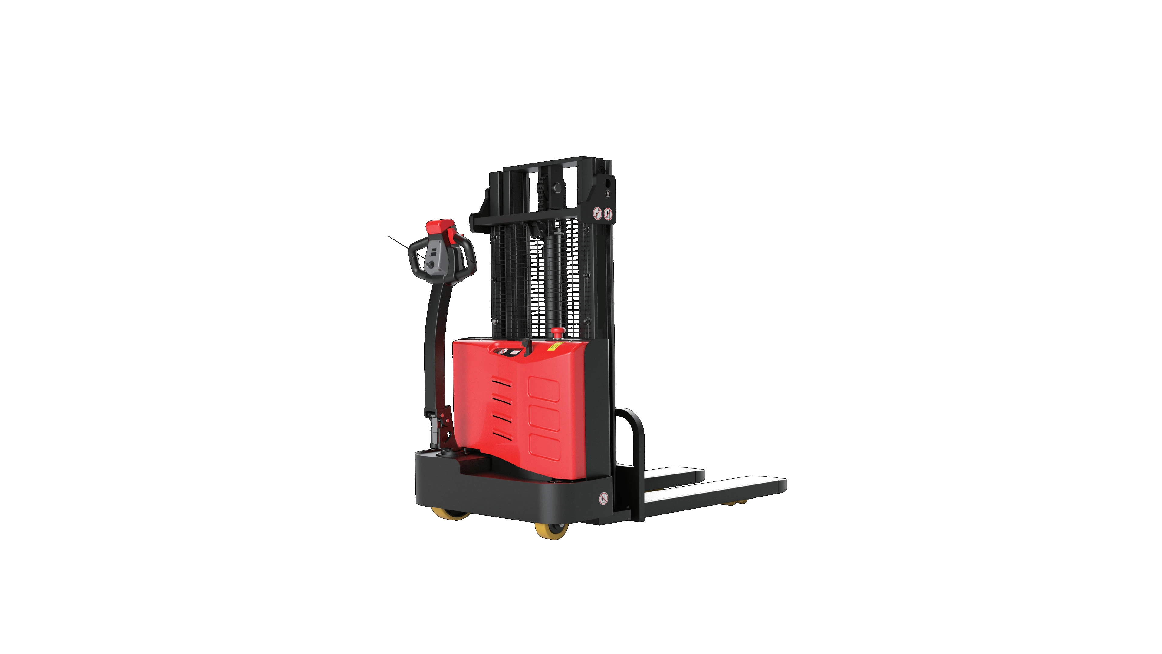 VS20-20ES 2.0 Ton Electric Stacker - Safe, Powerful with High-Strength Mast for Narrow-Aisle Stacking 1
