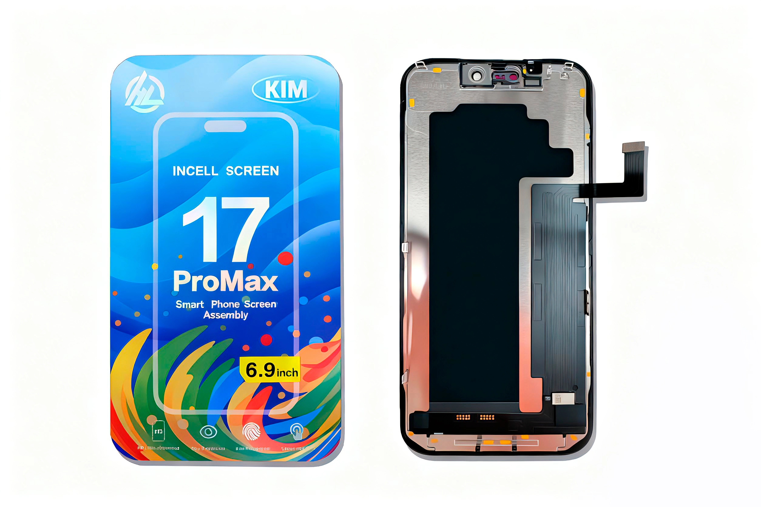 iPhone 17 Pro Max LCD Screen Replacement HD+ Vivid Display 1