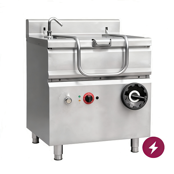 Kaesid Efficient Commercial Tilting Braising Pan | Gas & Electric Tilting Skillet 2