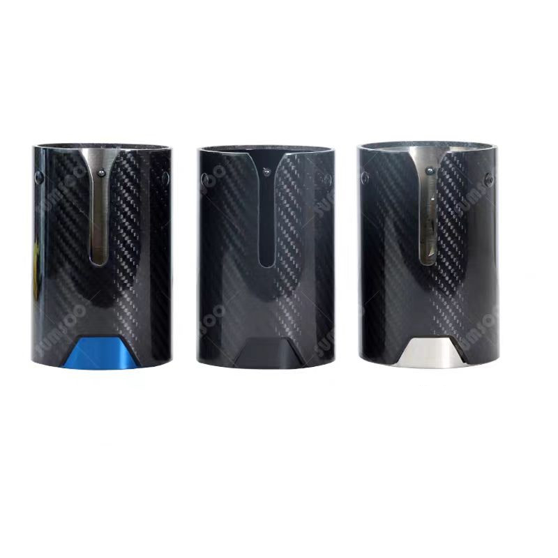 Carbon Exhaust Pipe Muffler Pipe For VW BMW Mazda Any Cars 2