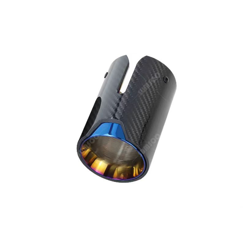 Carbon Exhaust Pipe Muffler Pipe For VW BMW Mazda Any Cars 4