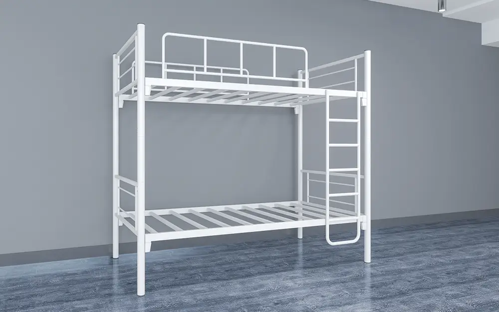 Detachable dual-purpose bunk iron bed, which can be split into two single beds 1