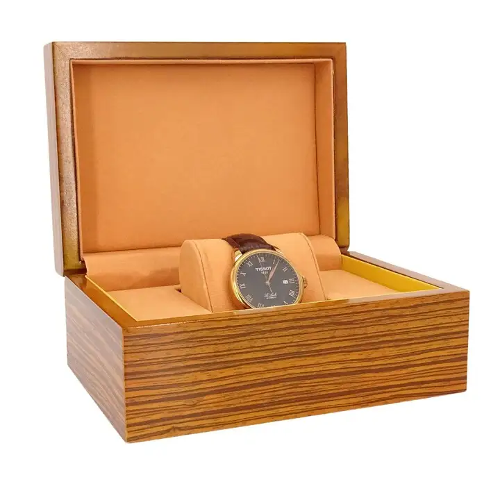 Boîte à Montres En Bois Pour 20 Montres - Couvercle Acrylique Transparent - Dimensions 29x21.5x16 Cm - Palissandre