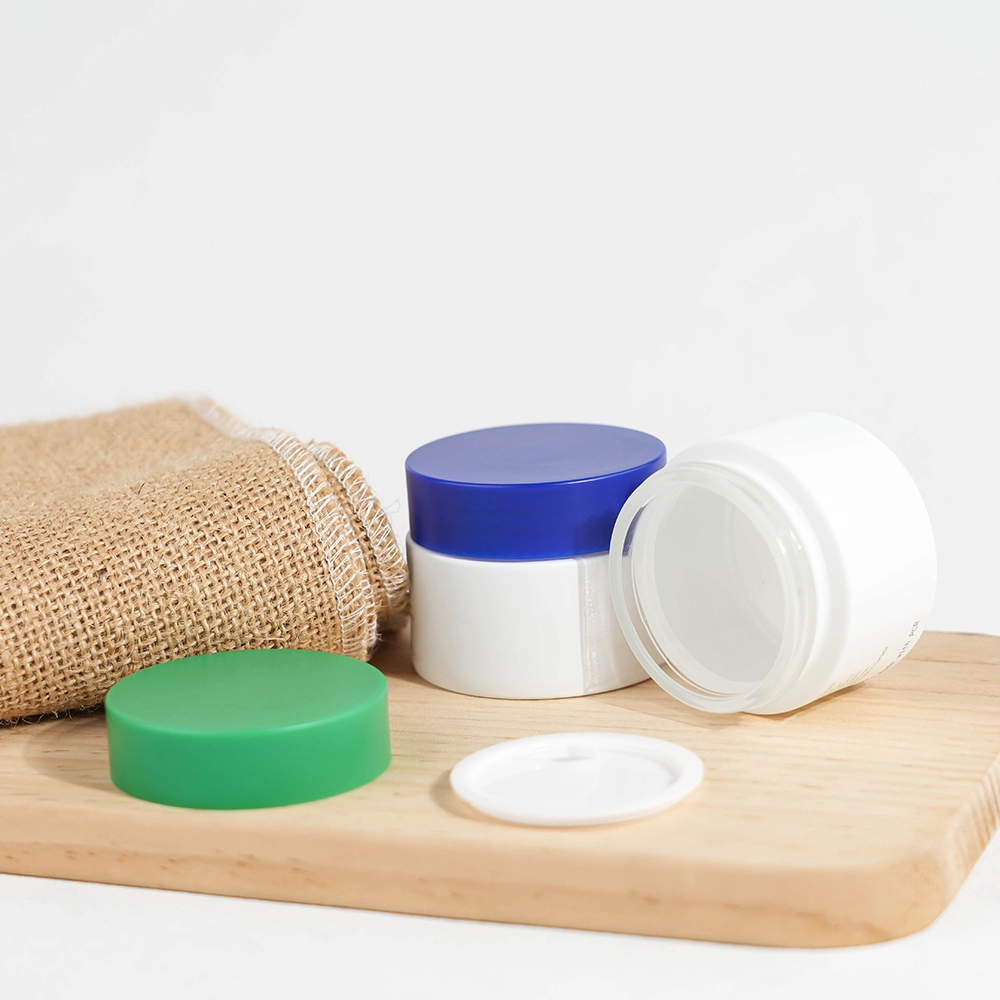 ขวดแก้ว 50 กรัม พร้อมฝาพลาสติก – บรรจุภัณฑ์เครื่องสำอางสำหรับครีมและบาล์ม BEST-311451 1