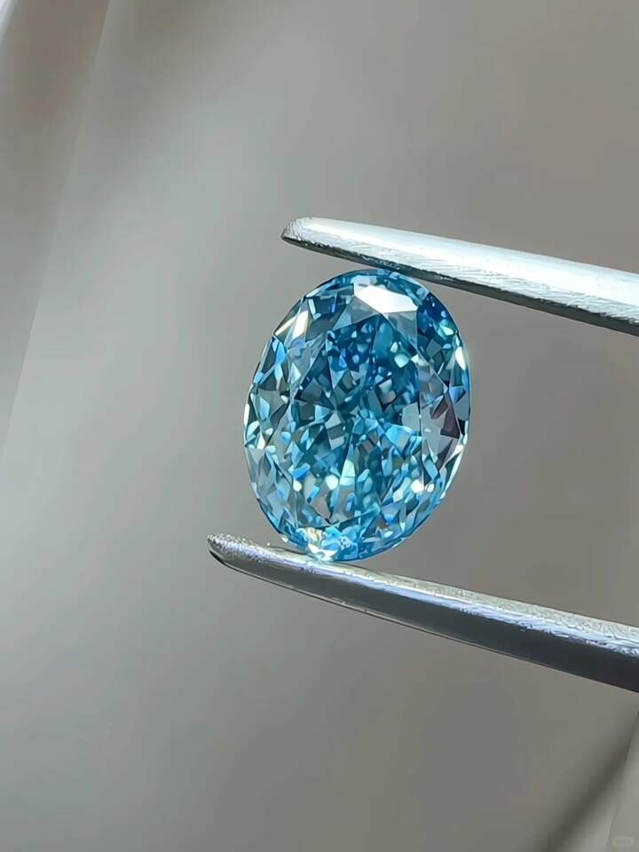 Custom Blue Lab Grown Diamond Manufacturer & Supplier | ZKZ Jewelry