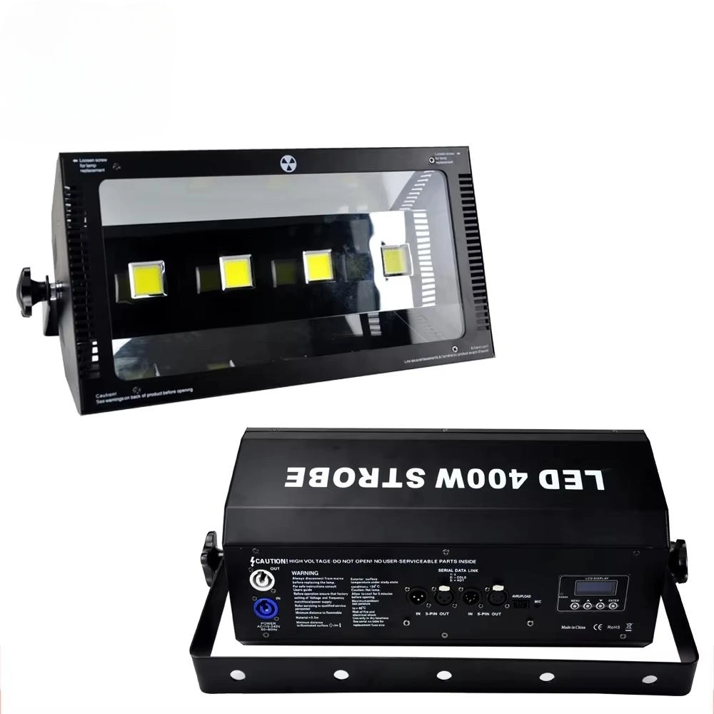 Ultra-Bright 400W Strobe and Wash Effect Light with DMX512 Control and Built-in Programs 1