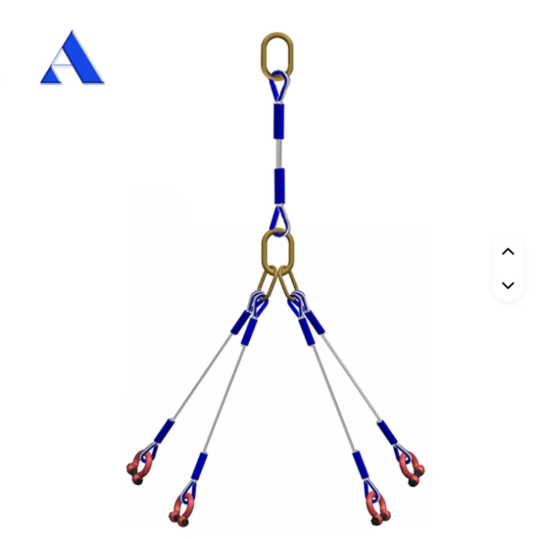 DNV 2.7-1 Standard Sling Cable 5 Legs Offshore Container Steel Wire Rope Sling for Sale 1