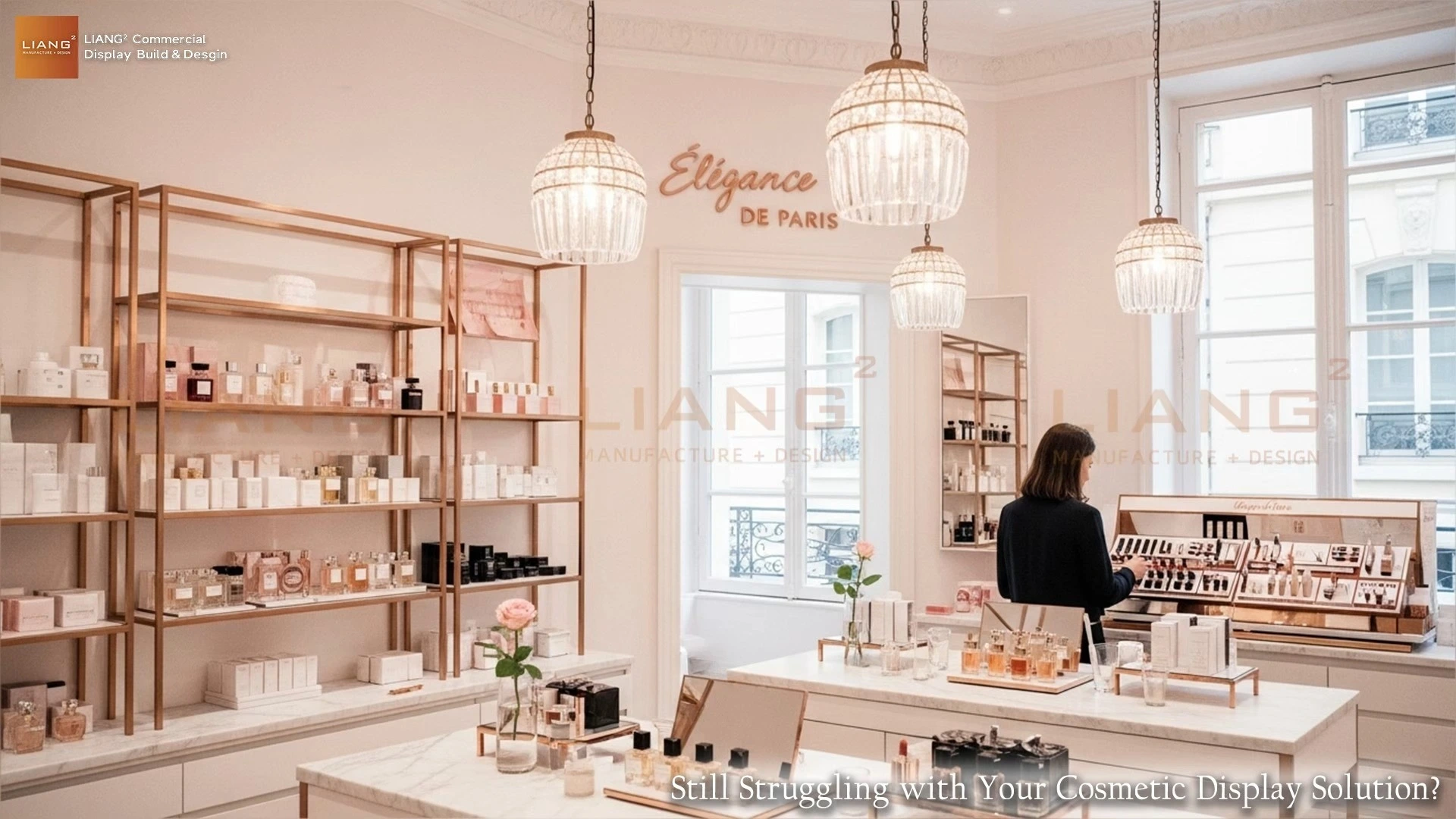 Are you still troubled by the cosmetic display solution? 1