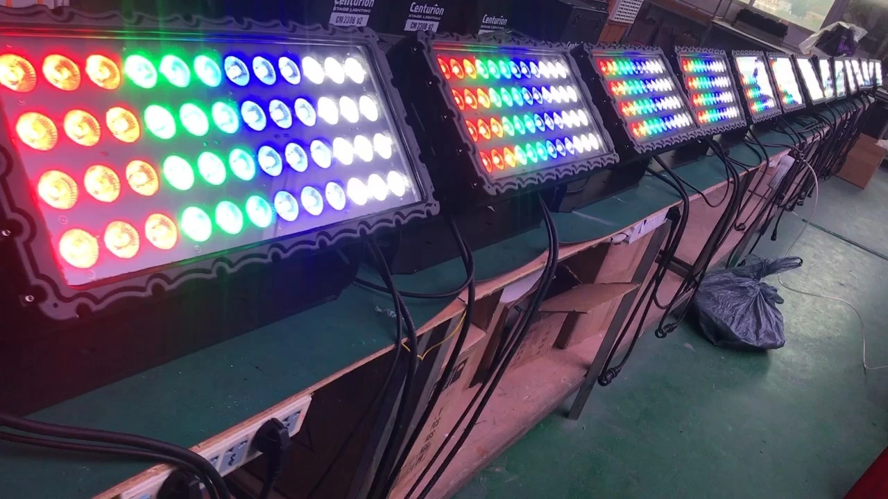 High-Power 72x12W 4-in-1 RGBW LED Wall Washer - IP65 Waterproof DMX512 Architectural Lighting 1