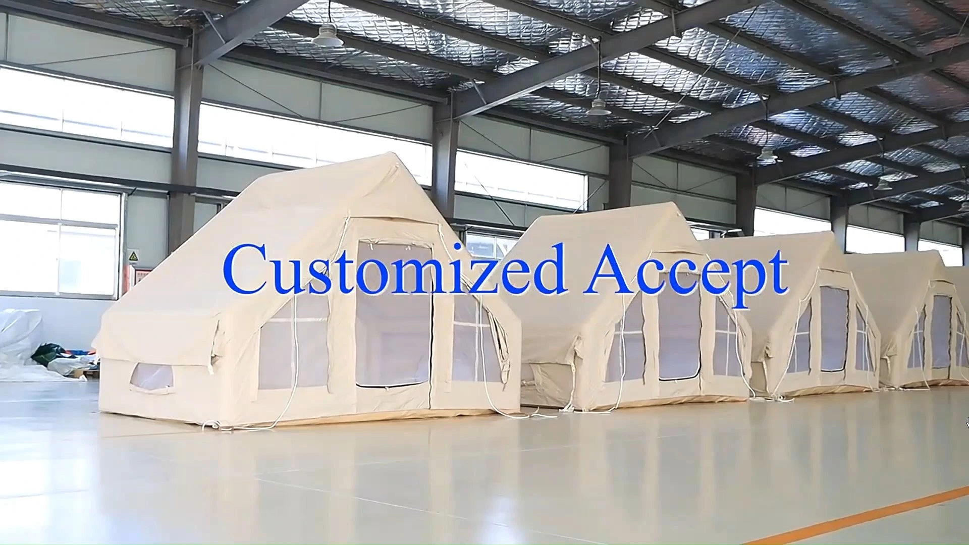 Outdoor Windproof Family Camping Tent Portable Inflatable Tent for Camping Hiking 1