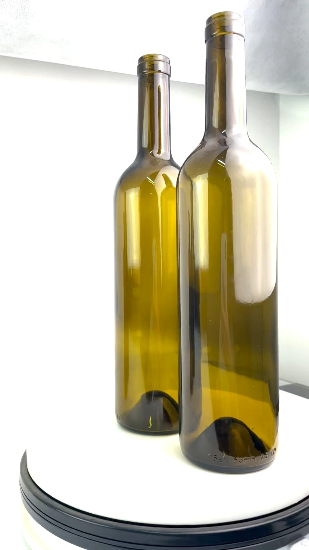 750ml round shape glass olive oil bottle 1