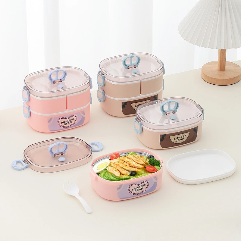 Hongxing Eco Friendly Lunch Box, Single and Double Layered Plastic Lunch Box for Office Workers 1
