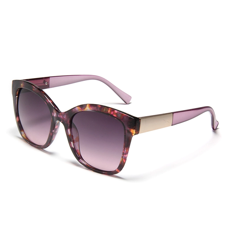 S32482 Cat Eye Sunglasses with Metal - Accent Temples & Patterned Frames - UV400 Protection for Chic Fashion - Wholesale Sunglasses Suppliers 1