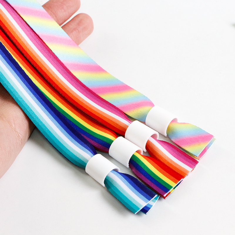 Wearable Ribbon Custom Logo Heat Transfer Ribbon Wristbands: Your Brand’s Most Wearable ...