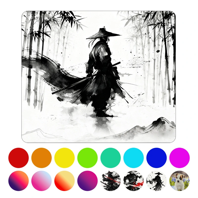 Office Hard Top Mouse Pad with PVC/PP Surface & Printed Layer&Rubber Based- 220×180mm 1