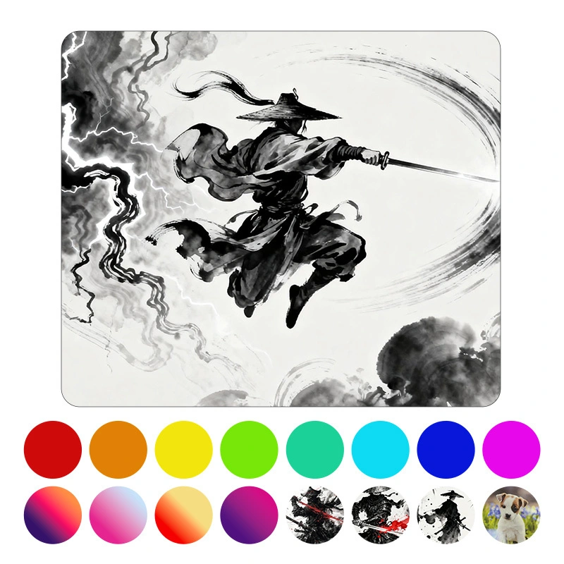 Office Hard Top Mouse Pad with Custom Printing - PVC Surface & EVA Base 1