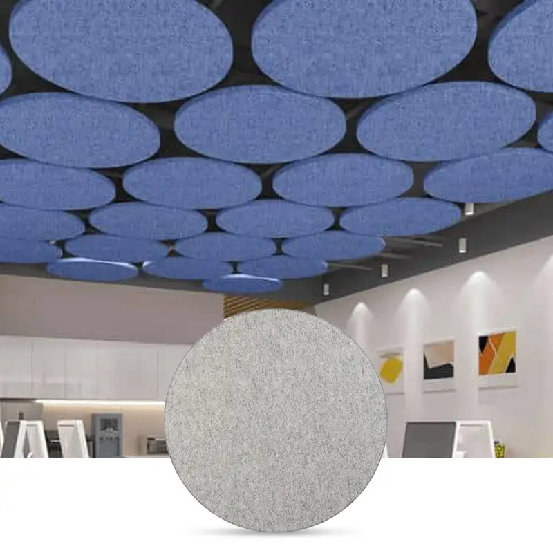 PET  Ceiling Acoustic Suspended Boards PET Felt Acoustic ceiling panel 1