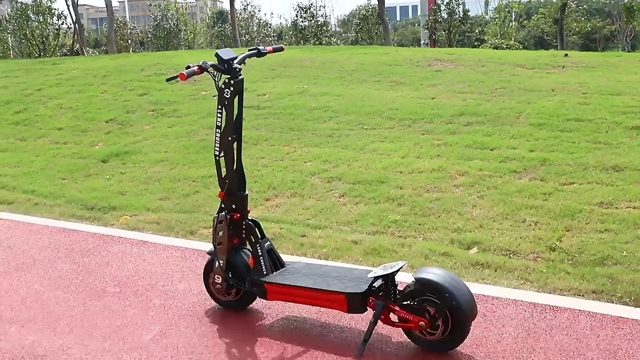 Nice Quality Domeride F9 Racing Electric Scooter 100 Range 75Km/h 2400w Dual Motors Folding Big Wheels Electric Kick Scooters 1