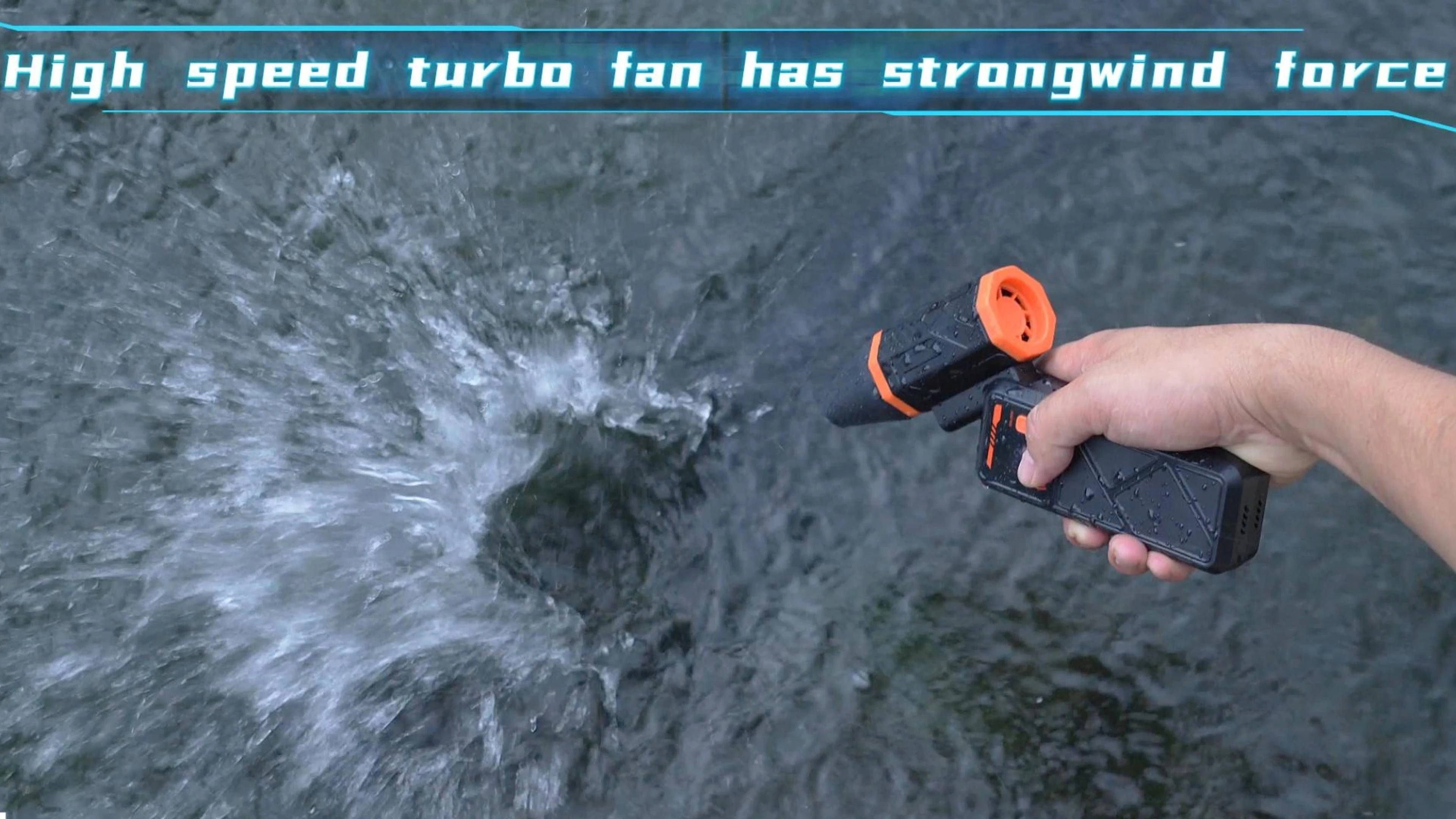 JMK Smart Violent Turbo Fan, Brushless Motor, Stepless Speed, Rotatable Nozzle, Portable for Car & Home Cleaning 1