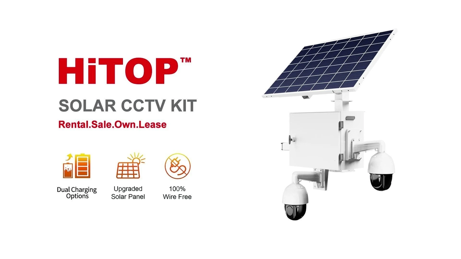 HiTOP Solar CCTV Kit – Kasaligang Solar-Powered Security, Bisan kanus-a. Bisan asa. 1