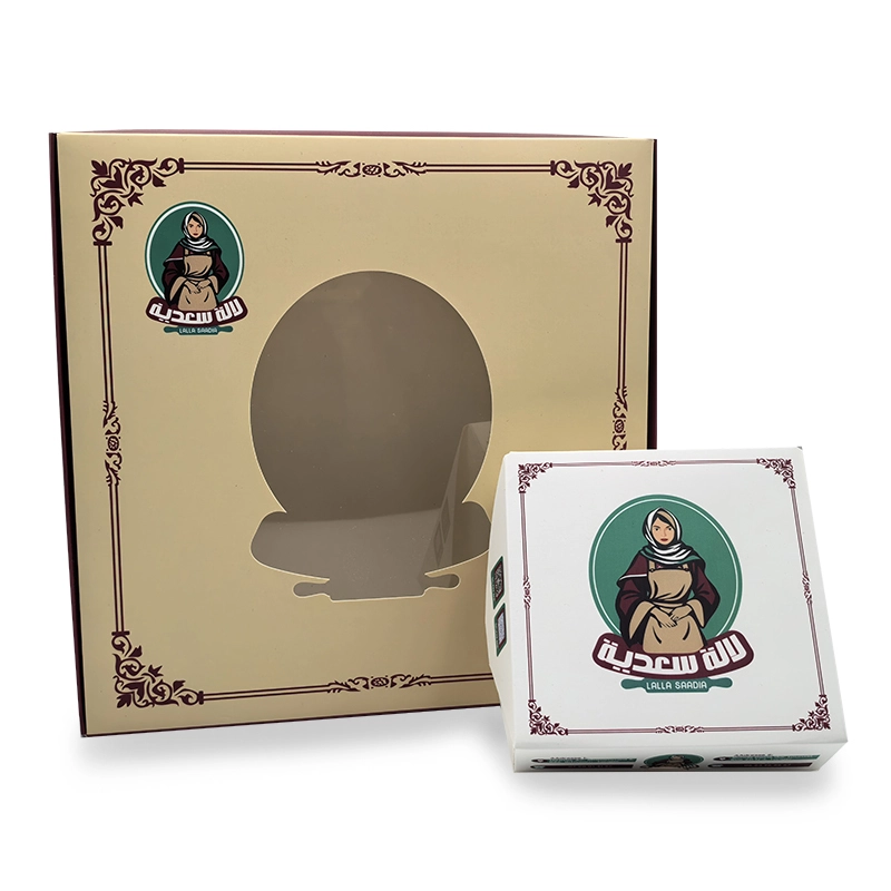 Square window paper box is suitable for gifts 1