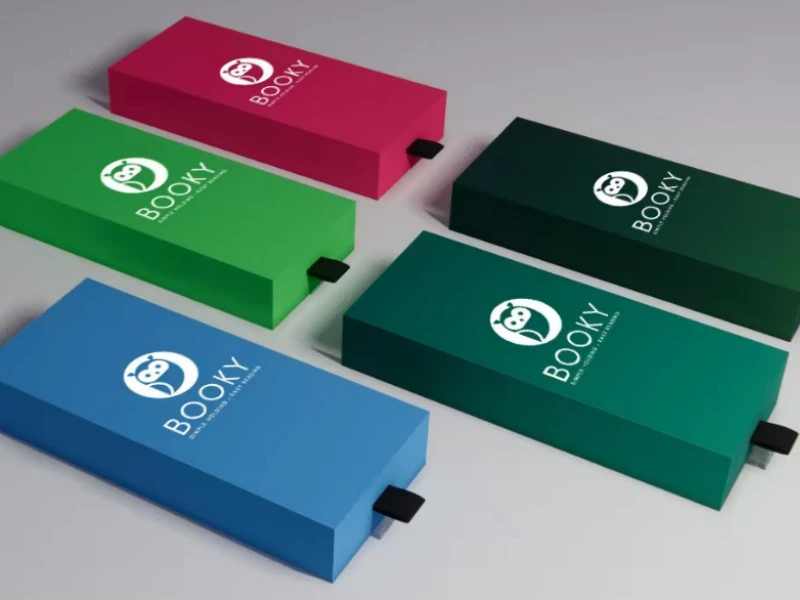 Customized logo drawer gift box with black velvet lining for pens watch 1