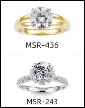 PINK LAB DIAMOND AND 18K RINGS 1