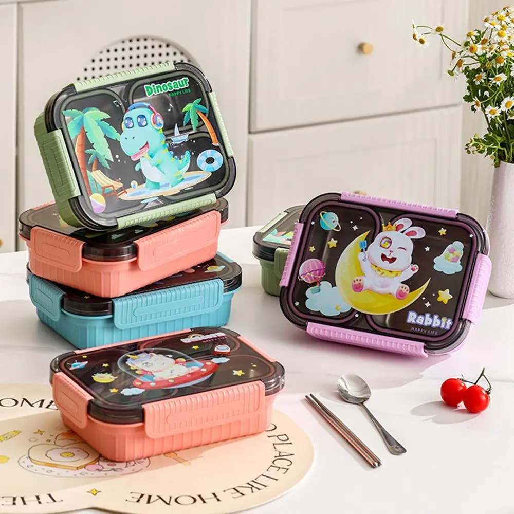 Hongxing Bento Lunch Box Kids, Cartoon Student 304 Stainless Steel Lunch Box 1