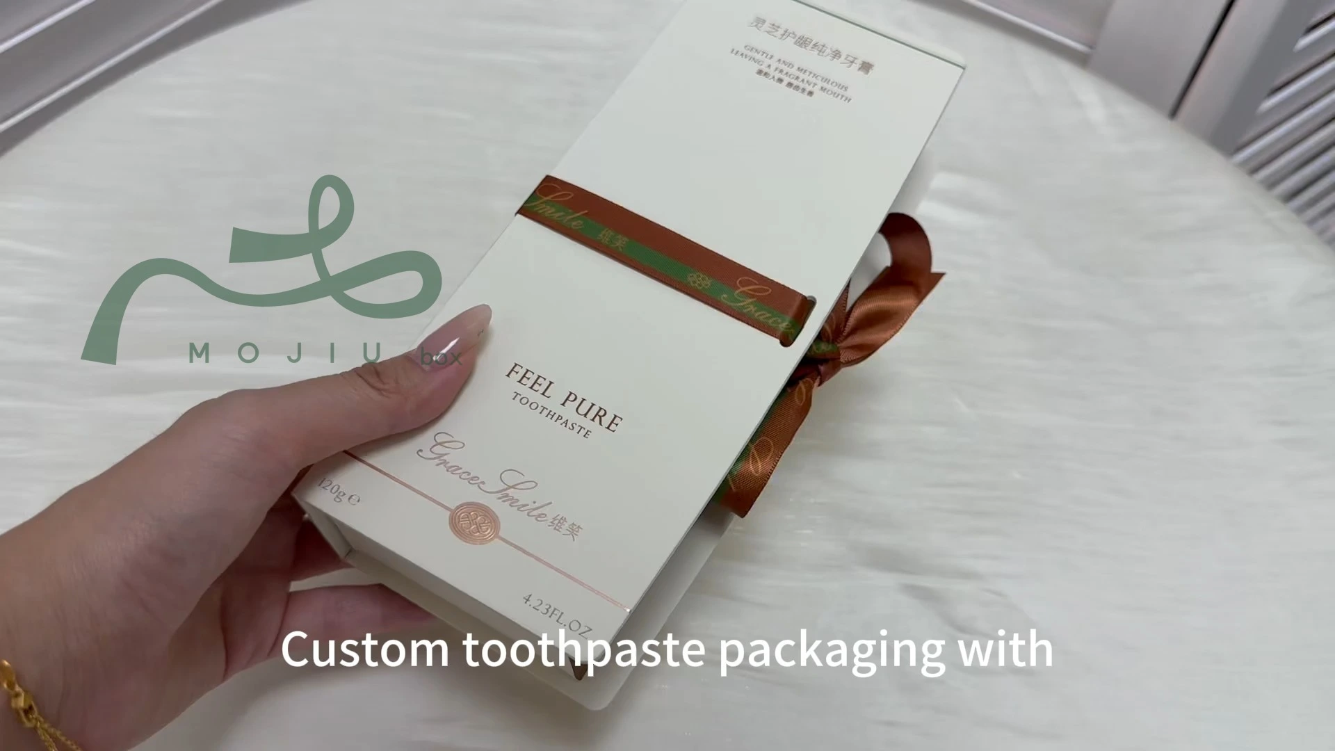 Custom Logo Toothpaste Packaging - Eco-Friendly Paper, Leak-Proof Portable 1