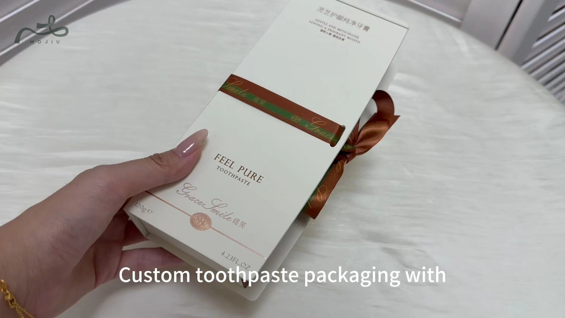 Custom Logo Toothpaste Packaging - Eco-Friendly Paper, Leak-Proof Portable 1