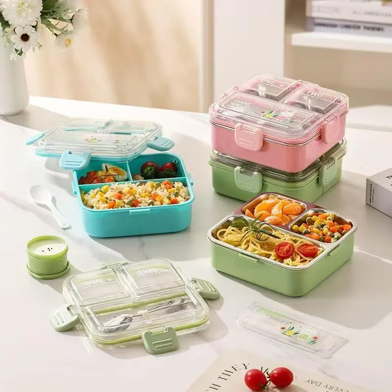 Hongxing Adult Lunch Box, Square Fashionable and Minimalist Style Adult Lunch Box 1