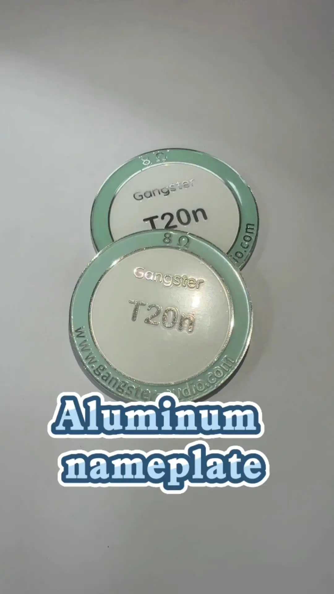 Customized Three-dimensional Die-cast Aluminum Nameplates For Electrical And Audio Applications 1