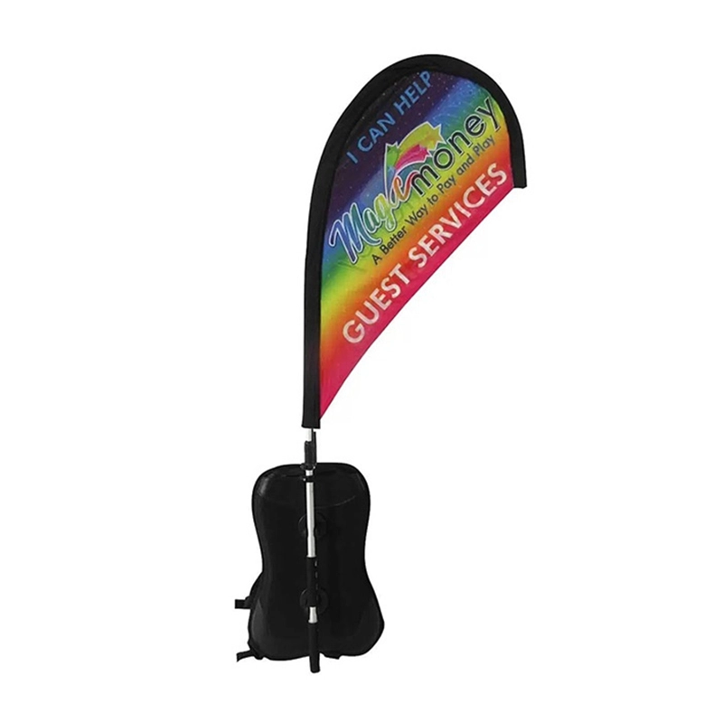 Custom Backpack Advertising Flags for High-Traffic Promotions 1