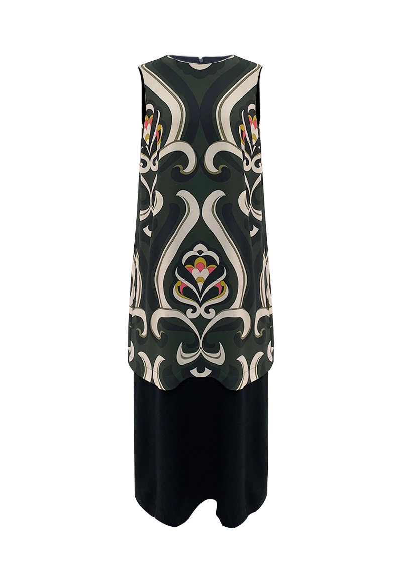 Custom-made sleeveless dress 1