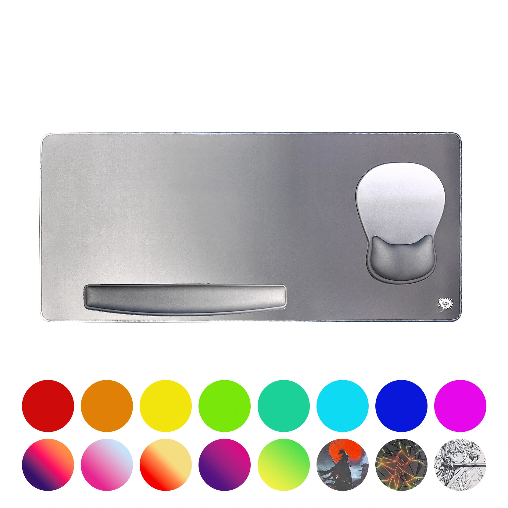 Microfiber Gel Wrist Support Desk Pad Set Complete Ergonomic Workspace Solution with Premium Comfort 1