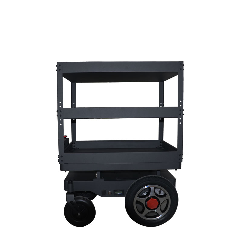 Heavy Duty 100KG Four-wheel Cargo Trolley Automatic Human Following ...