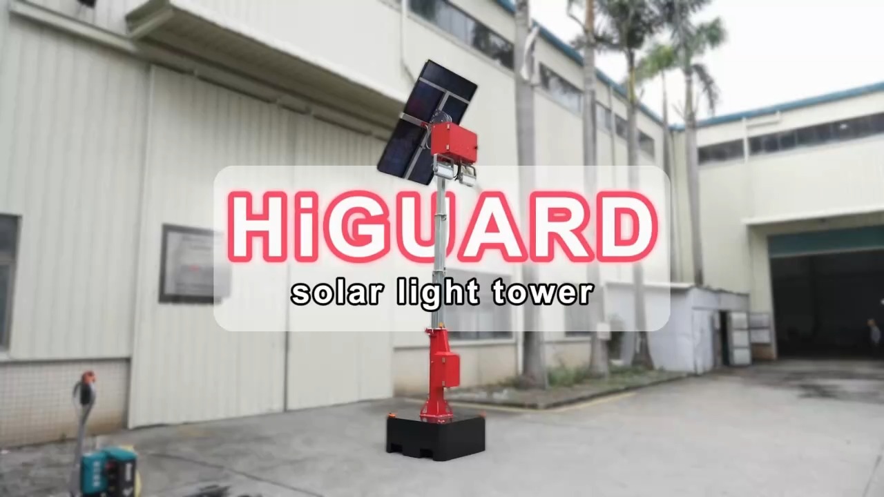 HiGUARD Mobile Light Tower – Masaligan nga Off-Grid Lighting para sa Bisan Unsang Trabaho nga Site 1