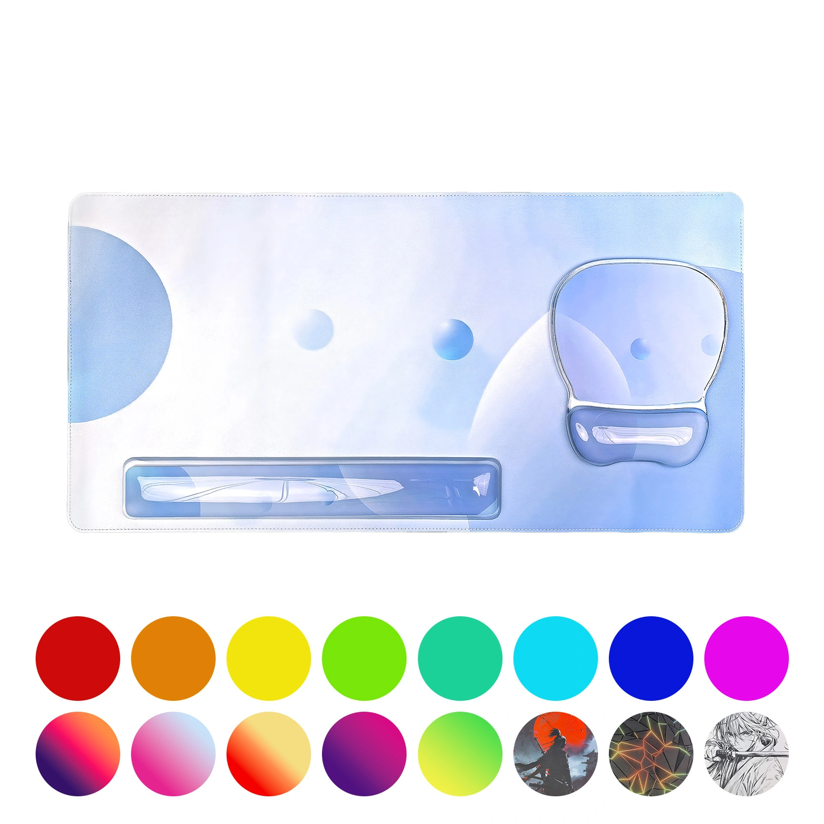 3-in-1 Premium Desk Pad Set with Custom Printing Complete Leather Workspace Solution for Home & Office 1